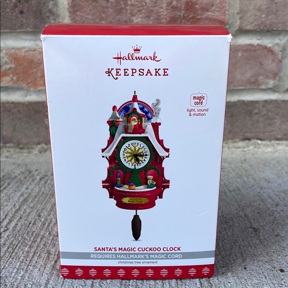 2013 Santa's Magic Cuckoo Clock Magic Cord Animated Lighted Musical - Picture 1 of 4